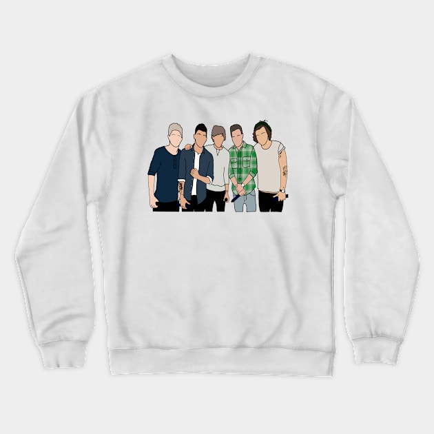 One Direction Awardshow design Crewneck Sweatshirt by HeavenlyTrashy